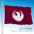 City of Phoenix flag, Arizona, United States
