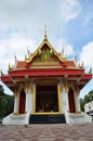 City Pillar Shrine of Kanchanaburi city for thai people and foreign travelers visit travel and respect praying deity angel to