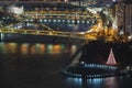 City of Pittsburgh, Pennsylvania seen before a sunrise from Mount Washington