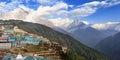 City of Pokhara and mount Machhapuchhre, Nepal Royalty Free Stock Photo