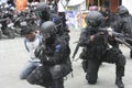 CITY POLICE ANTI-TERRORIST TRAINING SOLO CENTRAL JAVA Royalty Free Stock Photo