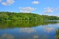 City pond and park of Bogoroditsky Palace museum