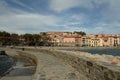 City and port of Collioure in Pyrenees orientales, France Royalty Free Stock Photo