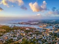 City of Port louis from signal mountain mauritius Royalty Free Stock Photo