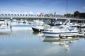 City port with yachts