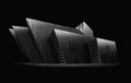 Black and white-Chongqing Grand Theatre Royalty Free Stock Photo