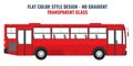 City public bus for advertisement template. Flat Vector Royalty Free Stock Photo