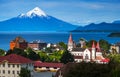 City of Puerto Varas Royalty Free Stock Photo