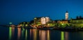 City of Rab during blue hour