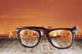 City Refect on Sunglass II Royalty Free Stock Photo