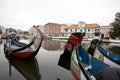 City reflections in the river,Aveiro Portugal Royalty Free Stock Photo