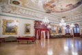 City Riga, Latvia. 14-17 century architectural monument, located in Old Riga. The interior of the house Royalty Free Stock Photo