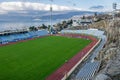 City of Rijeka, Croatia, view of Kantrida stadium