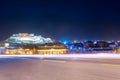 City road in lhasa at night