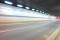 City road tunnel of night scene Royalty Free Stock Photo