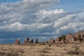 City of Rocks, New Mexico. Royalty Free Stock Photo