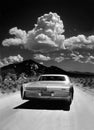 a 1967 Cadillac Hardtop Sedan Deville on a dirt road