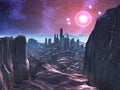 City Ruins on Hostile Alien Planet