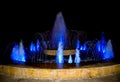 At the city`s fountains, you can rest and relax while looking at the new shapes of the water stream. Multimedia colorful fountain