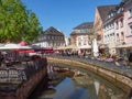 The city of Saarburg at the saar River