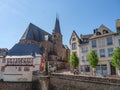 The city of Saarburg at the saar River