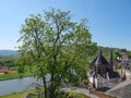 The city of Saarburg at the saar River