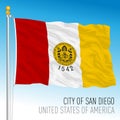 City of San Diego flag, California, United States