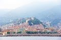 City of San Remo, Italy, view from the sea. Royalty Free Stock Photo