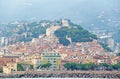 City of San Remo, Italy, view from the sea. Royalty Free Stock Photo