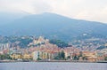 City of San Remo, Italy, view from the sea. Royalty Free Stock Photo