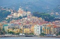 City of San Remo, Italy, view from the sea Royalty Free Stock Photo