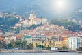 City of San Remo, Italy, view from the sea. Royalty Free Stock Photo