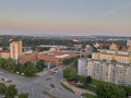 city scape of Chemnitz, formerly known as Karl Marx Stadt Royalty Free Stock Photo