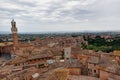 City scape roofs tower Siena, Tuscany, Toscana, Italy, Italia Royalty Free Stock Photo