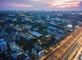 The city scape on 36th floor.