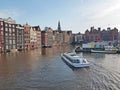 City scenic from the city Amsterdam Netherlands Royalty Free Stock Photo