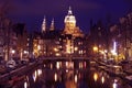 City scenic in Amsterdam the Netherlands Royalty Free Stock Photo