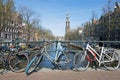 City scenic from Amsterdam Netherlands Royalty Free Stock Photo