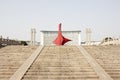 The City Sculpture Standing in the Square(Jiaxing,Zhejiang,China) Royalty Free Stock Photo