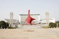The City Sculpture Standing in the Square(Jiaxing,Zhejiang,China)