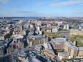 City and sea with old architecture in liverpool Royalty Free Stock Photo