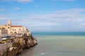 City on the sea Vieste, Gargano, Italy Royalty Free Stock Photo