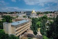 City of Sevastopol from rooftop, aerial view