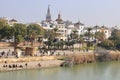 Seville, Spain, spring along the river Guadalquivir