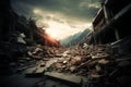 City in shambles Earthquake disaster leads to widespread destruction and ruins