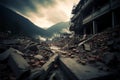 City in shambles Earthquake disaster leads to widespread destruction and ruins