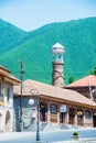 The city of sheki in azerbaijan Royalty Free Stock Photo