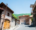 The city of sheki in azerbaijan Royalty Free Stock Photo