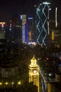 City Shenzhen has seen from skyscraper night