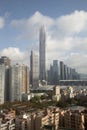 City Shenzhen morning view China Asia Royalty Free Stock Photo